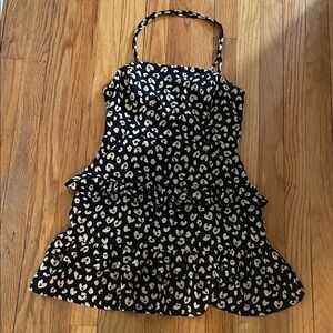 Stylish Black and Cream Dress